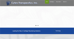Desktop Screenshot of cytextherapeutics.com